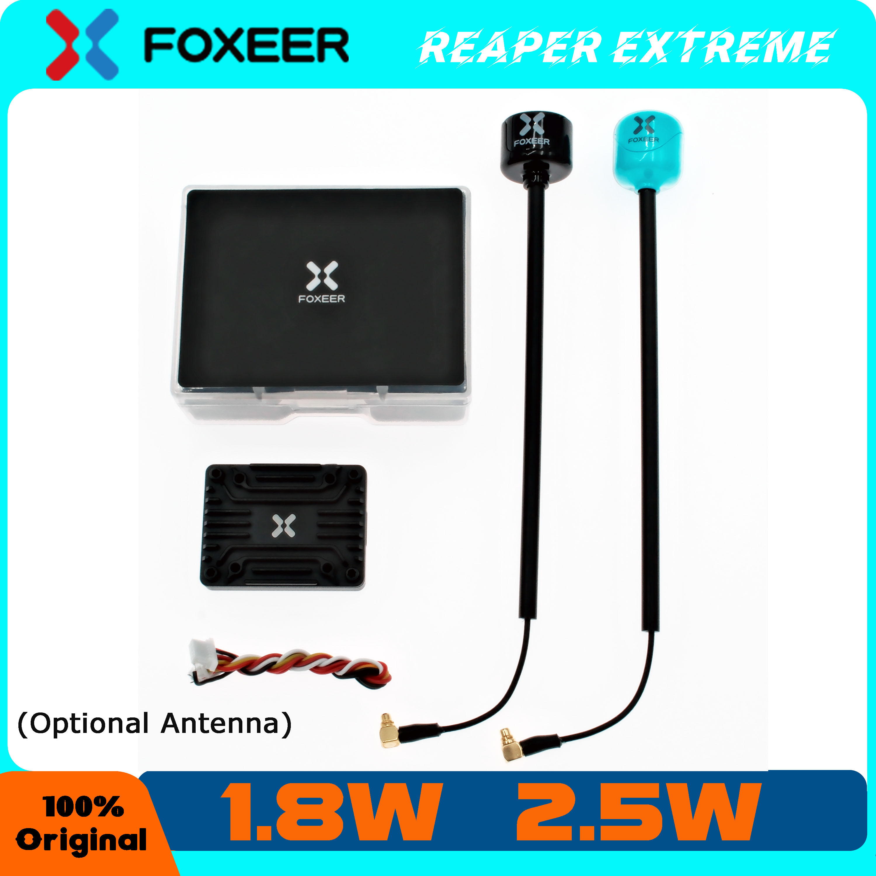 Foxeer-Reaper Extreme 2,5 W/1, - Foxeer Reaper Extreme 2.5W Vtx reseña y precio